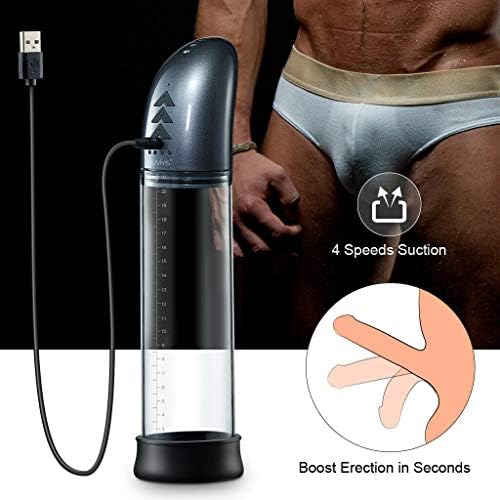 Male Enlargement Electric Device for Growth of Up to 25% Length Ultra Grey