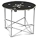 Logo Brands NCAA Vanderbilt Commodores Round Tailgating Table – Portable with Foldable Legs, 4 Cup Holders, Powder-Coated Steel, and 27.6