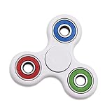 Fidget Works Tri Hand Spinner Ultra Fast Bearings Finger Toy, Great Gift