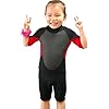 REALON-Kids-Wetsuit-3mm-Premium-Neoprene-Youth-for-Girls-and-Boys-Surfing-Swimming-XSPAN-Full-Back-Zip-Spring-Suit