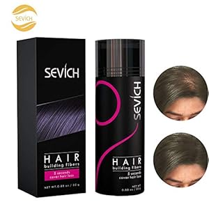 SEVICH-Keratin-Hair-Building-Fibers-5-Seconds-Conceals-Loss-Hair-Rebuilding-Nature-Concealer-Fibers-for-Thinning-Hair-25g-Medium-Brown SEVICH Keratin Hair Building Fibers - 5 Seconds Conceals Loss Hair Rebuilding, Nature Concealer Fibers for Thinning Hair…