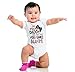 Brisco Brands Proof Daddy Doesn't Play Video Games Baby Romper Boys or Girls White 6 Months