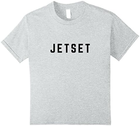 Kids Jetset Travel Tshirt 8 Heather Grey