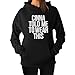 Birsppy TeeStars Women's - Cinna Told Me to Wear This Hoodie Medium Black