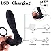 Male Prostate Massager Anal Vibrator with Penis Ring for Man Masturbation, Treediride Wireless Remote Control Butt Plug Gay Sex Toy with 10 Vibrations for Anal g spot Stimulation