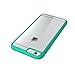 LUVVITT [ClearView] Hybrid Scratch Resistant Back Cover with Shock Absorbing Bumper designed for Apple iPhone 6/6s (4.7) Teal Mint Green