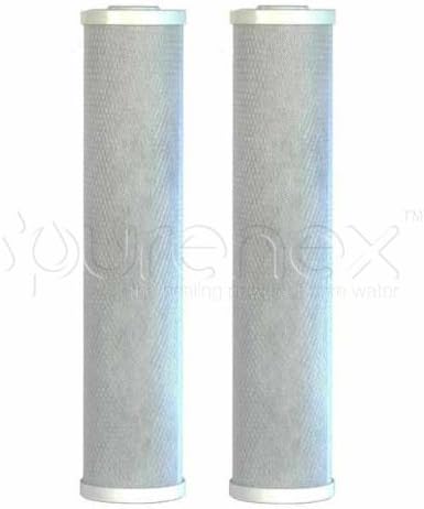 Purenex 2C-20B Big Blue Whole House Water Filter Block Activated Carbon, 20-Inch, 2-Pack by Purenex