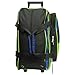 Pyramid Path Deluxe Double Roller with Oversized Accessory Pocket Bowling Bag (Lime Green/Royal Blue)