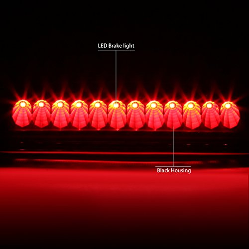 DNA Motoring 3BL-FE98-LED-BK LED Third Brake Light