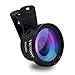 VICTONY 2 In 1 Phone Lens,Phone Camera Lens Kit Clip-On Universal Phone Lens 52mm Diameter Lens for iPhone 6 / 6s Plus / 6s / 5s, Samsung Mobile Phone (0.45 X Super Wide Angle Lens, 12.5 X Macro Lens)