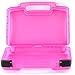 Life Made Better Little People Toy Storage Carrying Box, Mini Figure Organizer, Stores Figurines and Accessories, Pink
