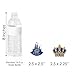 Big Dot of Happiness Royal Prince Charming - DIY Shaped Baby Shower or Birthday Party Cut-Outs - 24 Count