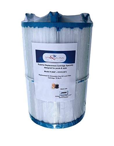 Dimension One EZ-Lock Replacement Filter Cartridge, 75 Sq Ft