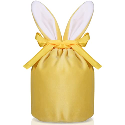 emzrivo Easter Bunny Basket Bag for Kids, Easter Bunny Gift Bags Rabbit