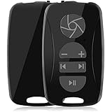 Fintie Bluetooth Wireless Multimedia Remote Music Control Camera Shutter for iOS and Android Smartphones Tablets - Black