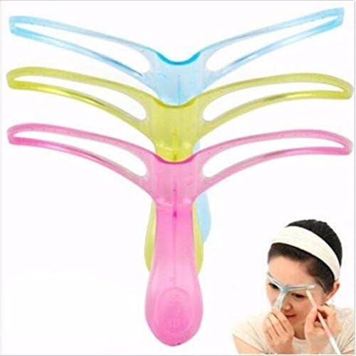 1 Piece Fashion Eyebrow Stencils Ruler Eye Brow Guide Template