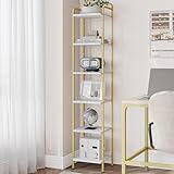 Hzuaneri Bookcase Bookshelf, 6-Tier Narrow Book