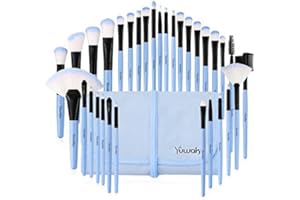 For Beginners, Multi Number of Brush Set, Soft Bristle Wooden Handle, Daxstar Blue