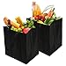 Lawei 12 Pack Reusable Grocery Bags, Large Shopping Bags with Reinforced Handle, Heavy Duty Foldable Grocery Tote Bags, 2 Pieces of Each Color (6 Assorted Colors)