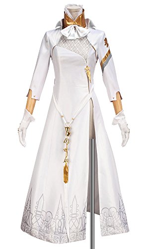 Custom Made NieR Automata YoRHa Commander Cosplay Costume White Cheongsam