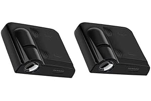 Unifizz 2Pcs Ala-ba-ma Crim-son Tide Car Door Lights Logo Projector - Universal Wireless Car Door Led Projector Lights for UA All Car Models