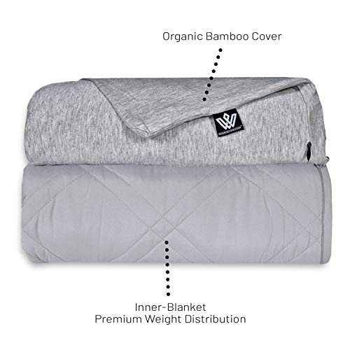 Weighted Evolution Cooling Weighted Blanket Queen Size 15 Pounds with