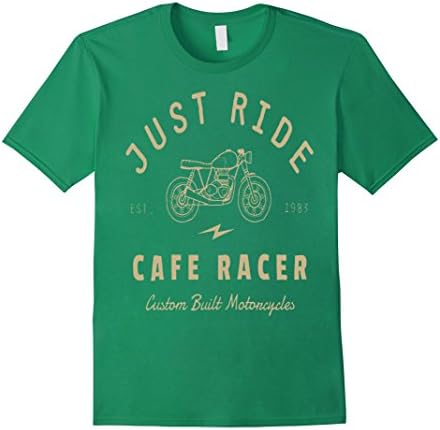 Men's Just ride - Cafe Racer Men T-Shirts 2XL Kelly Green