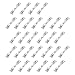 30pcs Clear Plastic Rotatable Double Clip Merchandise Sign Display Mini Clip Tag Holders