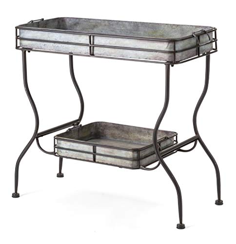 Imax 65361 Durable Maggie Galvanized Tray Table (784185653618)