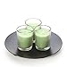 Hosley Premium, Highly Scented Set of 8, Fresh Bamboo, Essential Oils, Votive Candles in Clear Glass. Burns upto 12 hours each. Great Gift for Home, Patio, Gardens