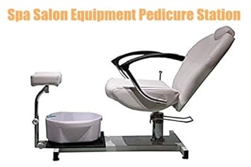Beauty4star Nail Spa Furniture Pedicure Spa Station Unit Include Hydraulic Chair Foot Massage Basin Foot Rest