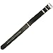 20mm Soft Pu Leather Pin Buckle Wrist Watch Strap Band Spring Bars Black