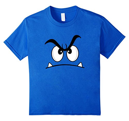 Funny Monster Face Kids Costume Tshirt Big Eyes Tshirt