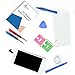 Qi-Eu Screen Replacement for iPhone 6 Touch Screen Digitizer Replacement Full Assembly ( White)Repair Tools Kit and Instructions are Included