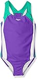 Speedo Girls Infinity Splice One Piece Swimsuit, Size 7, Plumtastic