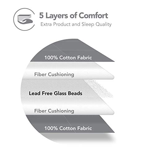 Deconovo Weighted Blanket 100 Cotton Heavy Blanket Filled with Glass