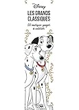 Les grands classiques Disney : 50 marque-pages à colorier by 