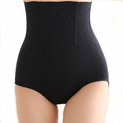 Atslin Women's Sliming Body Shaper Postpartum Panties Shapewear High Waist Cincher Briefs (3XL, Black)