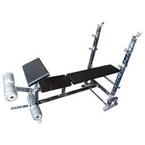 Produman Hub Multipurpose Manual 7 in 1 Bench Home Gym Equipment – Black