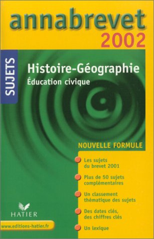 Histoire-géographie, éducation civique