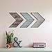 YSECTL Rustic Arrow Wall Decor-Wooden Chevron Sign Room Decor-Home Decorative Farmhouse Wall Art -Set of 3 Arrows Bedroom Decor
