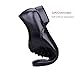 Gogodance Men's Boys Professional Lace-up Black Leather Latin Salsa Tango Ballroom Modern Dance Shoes
