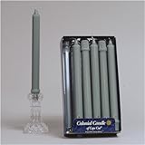 Colonial Candle Colonial Green 10 Inch Classic Dinner Candles Box of 12