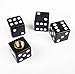 MM-Sports-USA Bicycle [Qty: 1] Set of 4 Black Dice Shaped Tire Valve Stemsthumb 2