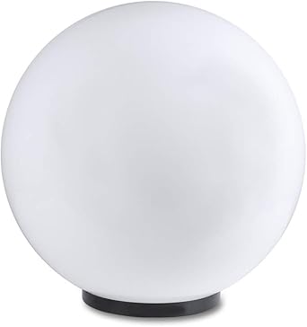 Lhg Kugelleuchte 50 Cm O Weisse Gartenlampe Aussenleuchte Strahlend Schone Deko Fur Innen Aussen Gartenbeleuchtung Gartenkugel Fur Energiesparlampen E27 Led Max 23w Kugellampe Mit Ip44 Amazon De Beleuchtung