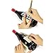 Glass Artist Wine Glass Markers - Pack of 8 with Stencils, Metallic Markers, Glass Charms, Erasable, Safe - Wine Accessories