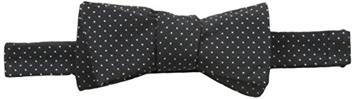 Original Penguin Men's Pinzon Dot To-Be-Tied Bowtie, Black, One Size