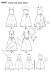 New Look Sewing Pattern 6457 Misses Dresses, Size A (6-8-10-12-14-16)