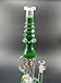 Fancy-Bridal Glass Fliter Cup Pipes 42cm Tall 14.5mm Joint Hand made (Green)