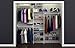 ClosetMaid 5037 5ft. to 8ft. Fixed Mount Closet Organizer Kit, White